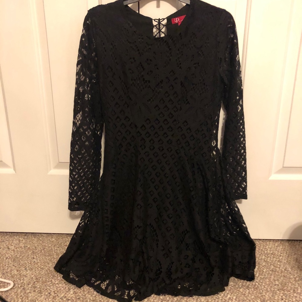 Ultra Pink Black dress